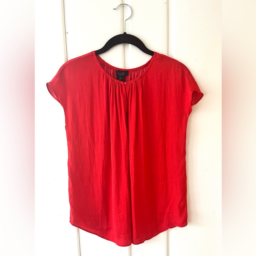 Rachel Roy Women's Red Sleeveless Top, Sz M